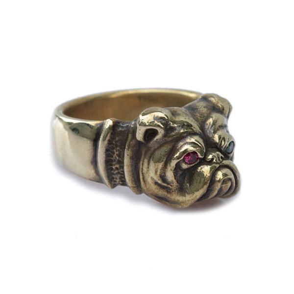 PEANUTS＆CO ピーナッツカンパニー PEANUTS&CO. Bull Dog Ring (Brass