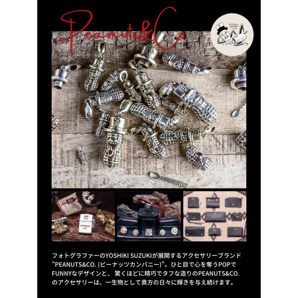 PEANUTS&CO. ピーナッツカンパニー Bull Necklace "COLNEONE" ブルドッグネックレス コルネオ ペンダントトップ シルバー ブラス｜its12midnight｜09