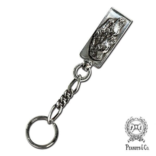 シルバーホース　キーチェーン PEANUTS＆CO PEANUTS&CO. ピーナッツカンパニー HORSE CLIP TYPE