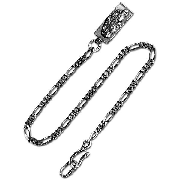 PEANUTS&CO. ピーナッツカンパニー HORSE CLIP TYPE WALLETCHAIN SILVER / ホース クリップ ウォレットチェーン シルバーの画像