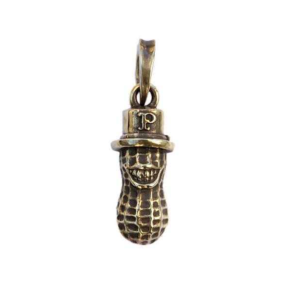 PEANUTS&CO. ピーナッツカンパニー MEDIUM PEANUTS TOP (BRASS) ミディアム ペンダントトップ ブラス ネックレス キーホルダー チェーンの画像