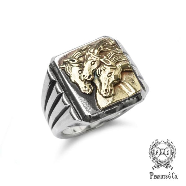 PEANUTS＆CO ピーナッツカンパニー PEANUTS&CO. PHARAOHS HORSES RING