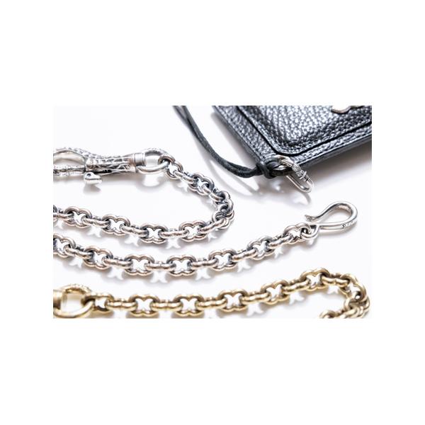 PEANUTS&CO. ピーナッツカンパニー PEANUTS WALLET CHAIN plane ( brass ) ピーナッツ ウォレットチェーン ブラス 正規品 キーホルダー キーリング 真鍮の画像