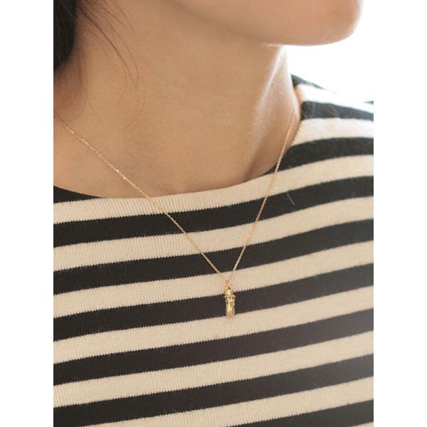 PEANUTS&CO. ピーナッツカンパニー SMALL BERO PEANUTS DIAMOND (K10 GOLD) / スモール ベロ ピーナッツ ダイヤモンド (ゴールド) ペンダントの画像