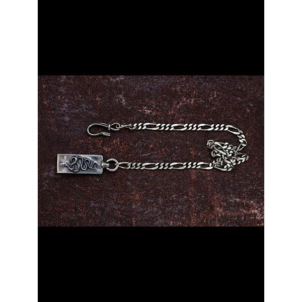 PEANUTS&CO. ピーナッツカンパニー SNAKE CLIP TYPE WALLETCHAIN SILVER / スネーク クリップ ウォレットチェーン シルバーの画像