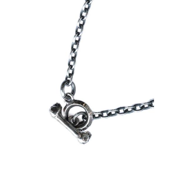 PEANUTS&CO. ピーナッツカンパニー SKULL HOOK CHAIN Round Type スカル フック チェーン サークル タイプ ネックレス ペンダント シルバー｜its12midnight｜04