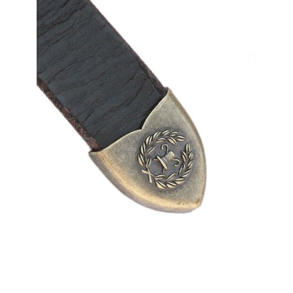 Peanuts&Co レザー スタッズベルト　ブラス　30 Peanuts&Co レザー スタッズベルトブラス30