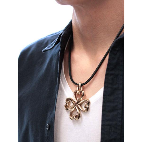 REID MFG リードMFG 4 hearts Pendant (Bronze) 4 ハート ペンダント ( ブロンズ ) 正規品 ネックレス チャーム ペア プレゼント ギフト ユニセックス メン…の画像
