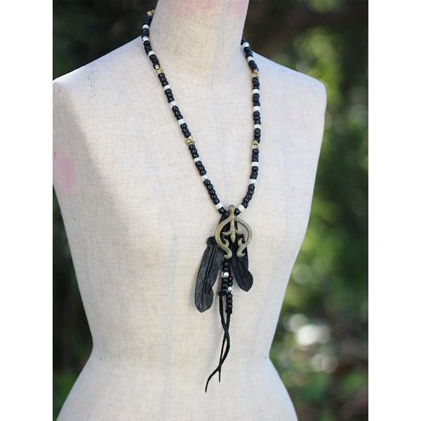 最終価格Rooster King スカル ビーズネックレス ルースターキング&カンパニー Rooster King & Co. |スカルヘッド