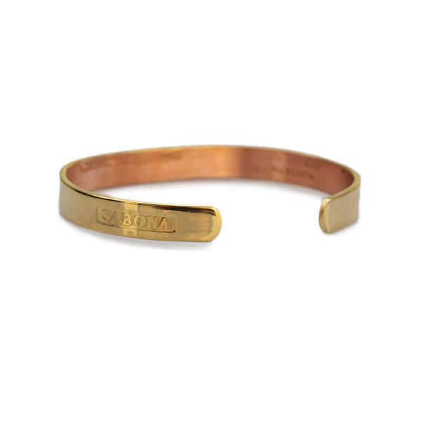 SABONA LONDON サボナ ロンドン Plain Gold Cuff Bracelet / プレーン ゴールド カフ ブレスレット 正規品 バングル メンズ レディース ユニセックス 人気 …｜its12midnight｜03