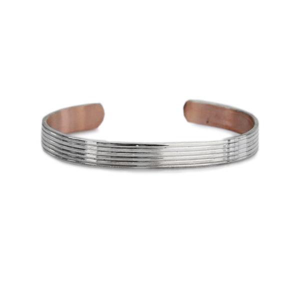 SABONA LONDON サボナ ロンドン Regency Silver Cuff Bracelet リージェンシーシルバー カフ ブレスレット 正規品 バングル 銅 カッパー メンズ レディースの画像