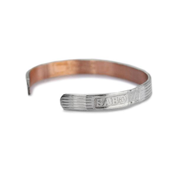 SABONA LONDON サボナ ロンドン Regency Silver Cuff Bracelet リージェンシーシルバー カフ ブレスレット 正規品 バングル 銅 カッパー メンズ レディースの画像