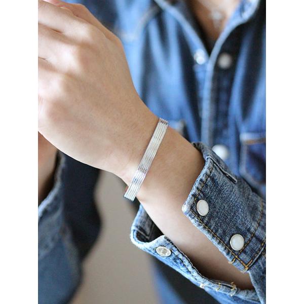 SABONA LONDON サボナ ロンドン Regency Silver Cuff Bracelet リージェンシーシルバー カフ ブレスレット 正規品 バングル 銅 カッパー メンズ レディースの画像