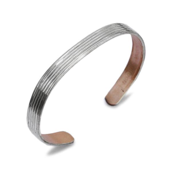 SABONA LONDON サボナ ロンドン Regency Silver Cuff Bracelet リージェンシーシルバー カフ ブレスレット 正規品 バングル 銅 カッパー メンズ レディースの画像