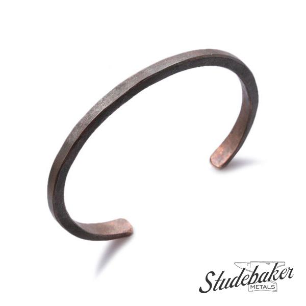 【Studebaker】 銅製バングル ブレスレット　USA製 STUDEBAKER スチュードベーカーメタル STUDEBAKER METALS Classic Cuff
