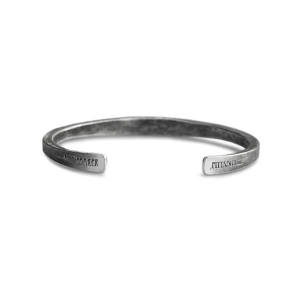 スチュードベーカーメタル STUDEBAKER METALS WORKSHOP CUFF ( Sterling Silver / WORK PATINA ) ブレスレット バングル シルバーの画像