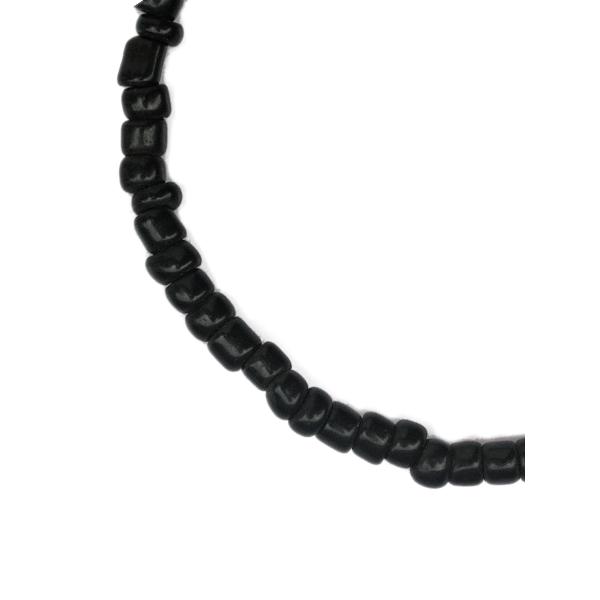 SunKu（サンク） 39 アンティーク ビーズブレスレット (Black) LTD-013