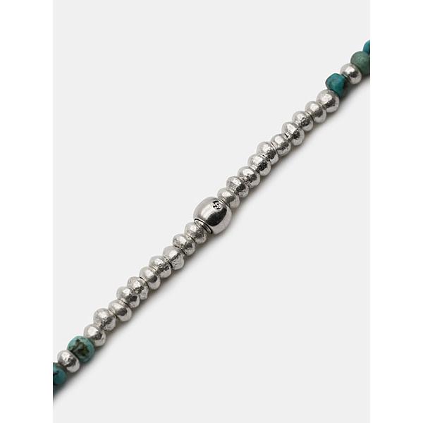 SunKu（サンク） 39 Turquoise & Silver Peace Hook Bracelet [ SK-340