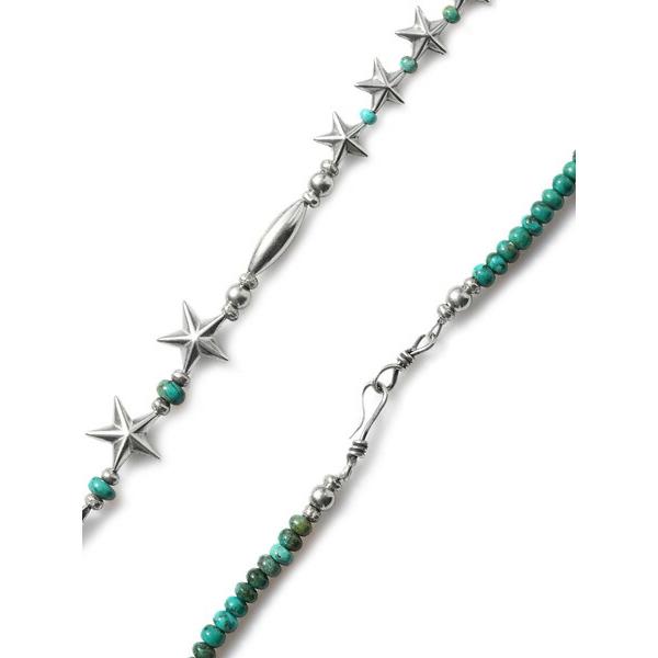 SunKuサンクシルバースタービーズネックレス