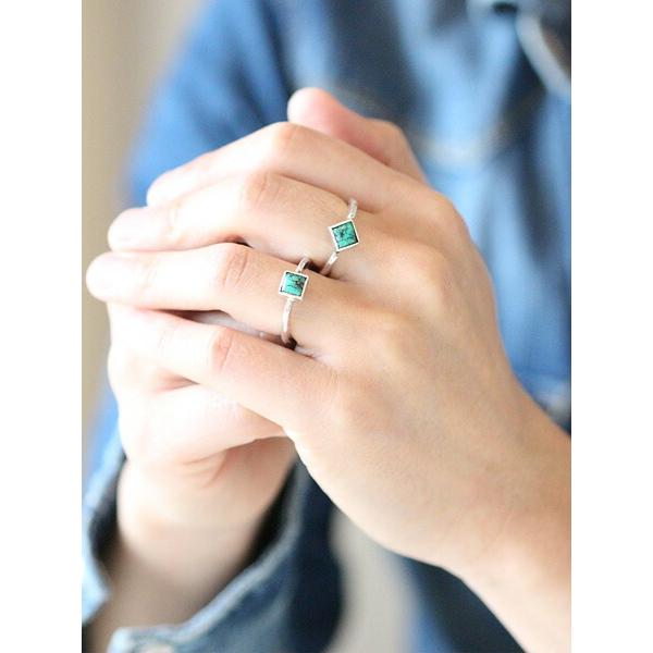 SunKu（サンク） 39 Roller Press Ring 02 W Turquoise / SK-192-02 