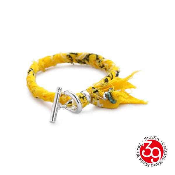 SunKu（サンク） 39 バンダナブレスレット (YELLOW) SK-251 正規品