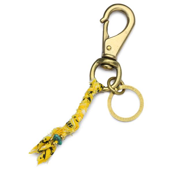 SunKu（サンク） 39 BANDANA KEYRING (YELLOW) バンダナキーリング