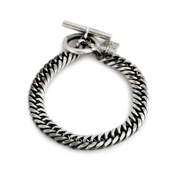 オン ザ サニー サイド オブ ザ ストリート ON THE SUNNY SIDE OF THE STREET Double Curblink Chain Bracelet チェーン ブレスレット 710-153Bの画像