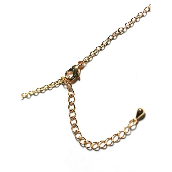 Tiny タイニー R×ワオキツネザル 正規品 イニシャル ネックレス アルファベット ペンダント ゴールド ブラス アニマル 金 真鍮 動物 メンズ レディース 人気 |  | 03