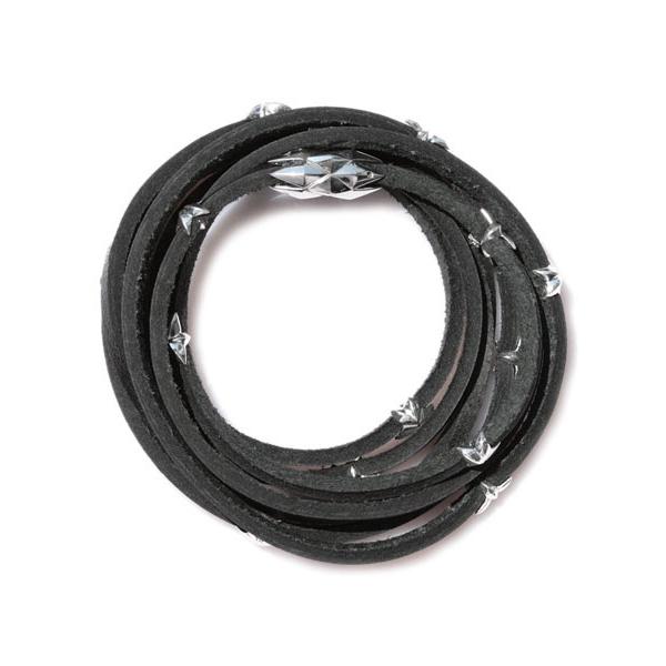 TOMASZ DONOCIK トーマス ドノチック SILVER LEATHER STAR BRACELET 