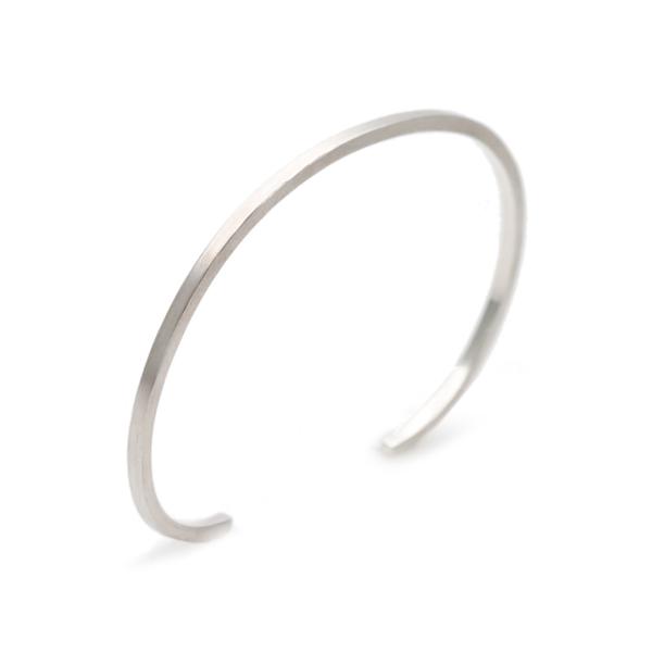 UNKNOWN.（アンノウン） U224 SQUARE 2mm BANGLE / SILVER スクエア