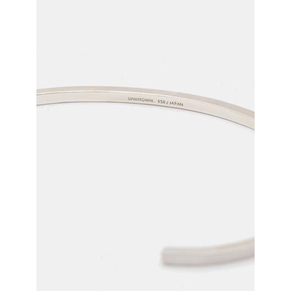 UNKNOWN.（アンノウン） U224 SQUARE 2mm BANGLE / SILVER スクエア