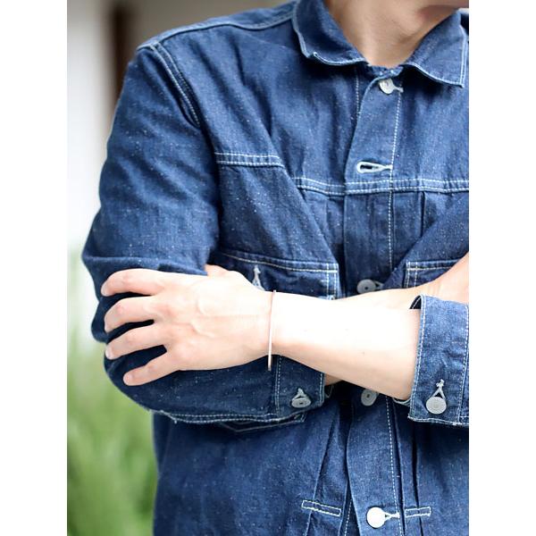 UNKNOWN.（アンノウン） U224 SQUARE 2mm BANGLE / SILVER スクエア