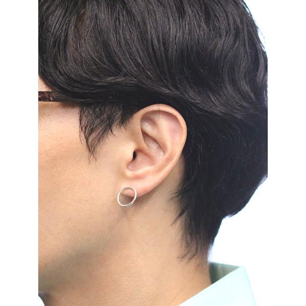 UNKNOWN. アンノウン UNKNOWN. U322 " THIN CIRCLE " PIERCE SILVER 正規品 ピアス シルバー 925 サークル 円 丸 シンプル 銀 ペア プレゼント …｜its12midnight｜04