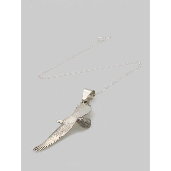 インディアンジュエリー Will Arviso イーグル ネックレス 正規品 ペンダント ナバホ族 ウィルアルビソ 鳥 ワシ シルバー
