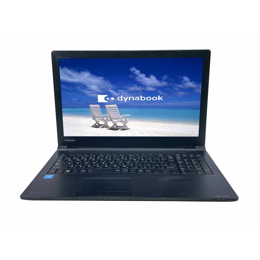 中古ノートパソコン 東芝 Cel-3865U 500GB HDD SSDアップ可 15.6型 Webカメラオプション テンキー付き Toshiba Dynabook B25/31EB ノートPC 訳あり｜itsjapan-store｜02