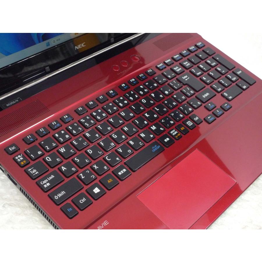 中古美品ノートパソコン Windows11+office NEC NS350/H 高性能core i3 