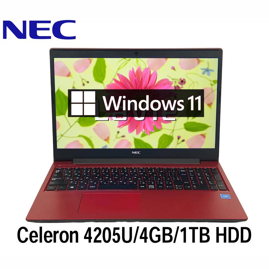 LaVie Note Standard NEC LAVIE NS150/N 15.6型 Celeron 4205U/4GB/1TB