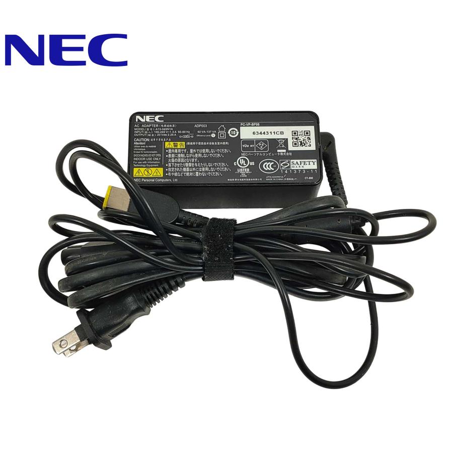 NEC ACアダプター NEC PC-VP-BP98 20V/2.25A コード付き PCパーツ 動作