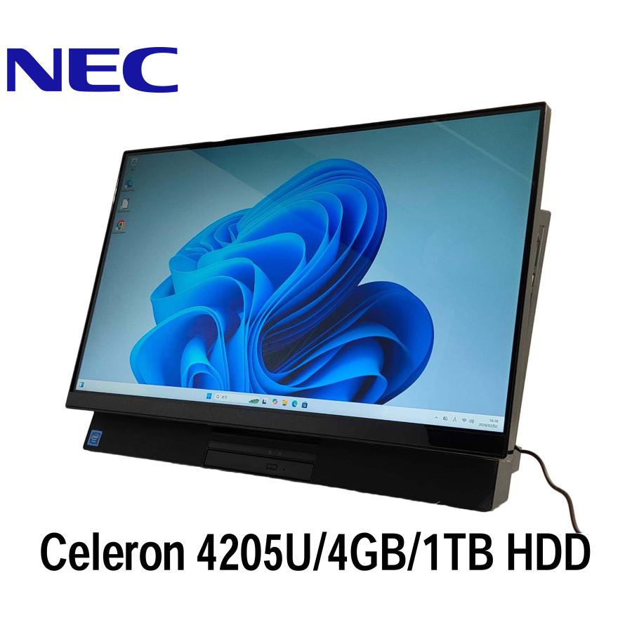 LAVIE Desk All-in-one 一体型 NEC DA370MAB 23.8型 Celeron 4205U/4GB 