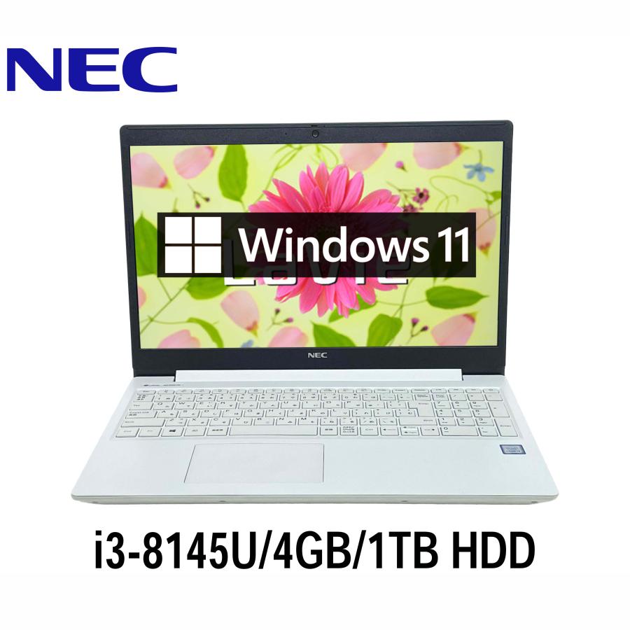 LaVie Note Standard NEC LAVIE NS300/N 15.6型 i3-8145U/4GB/1TB HDD