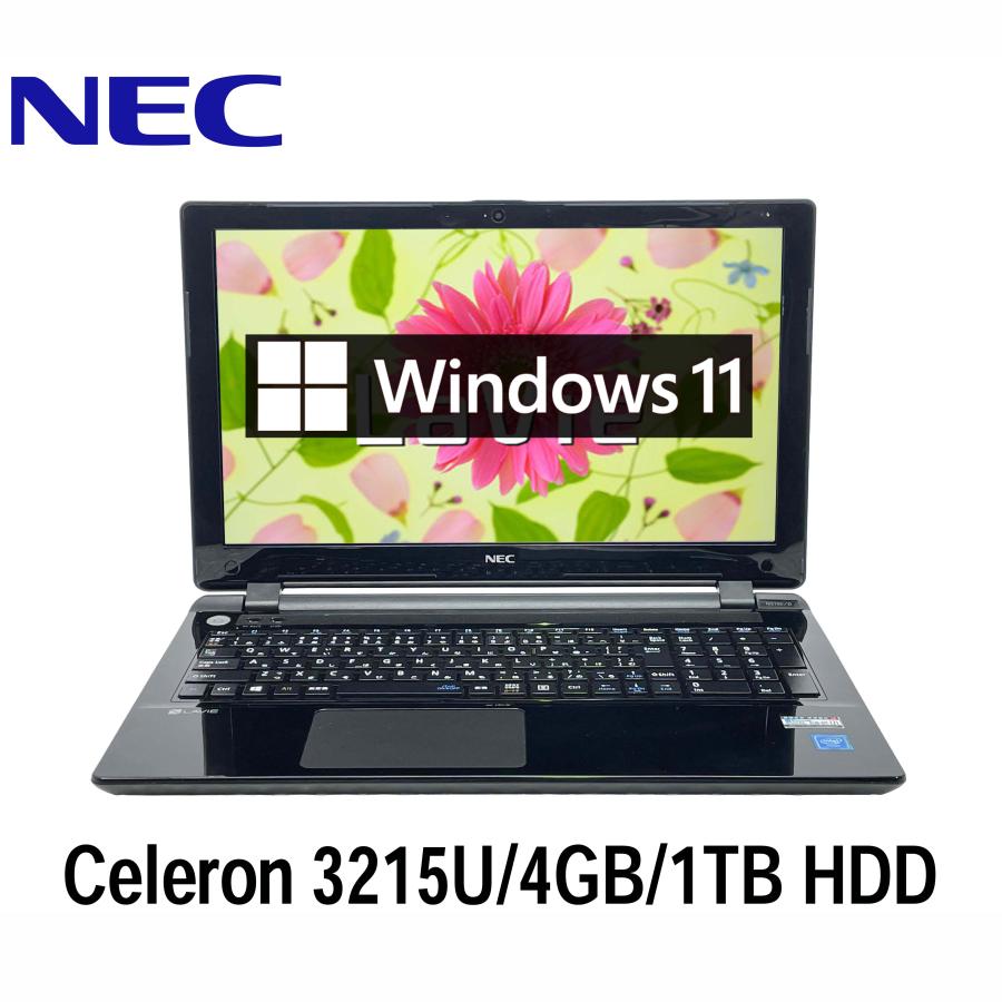 LaVie Note Standard NEC LAVIE NS150/D 15.6型 Celeron 3215U/4GB/1TB