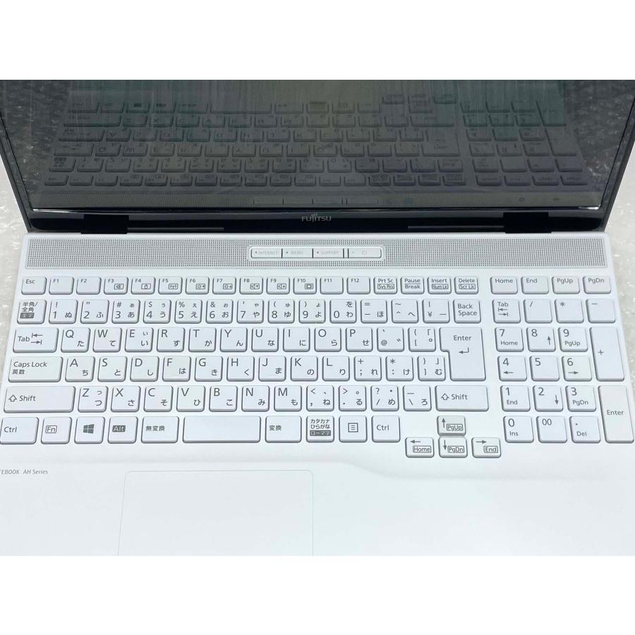 保証付 高速SSD Wi-Fi有 ノートパソコン 富士通 AH42/K 美品 Pentium 4GB