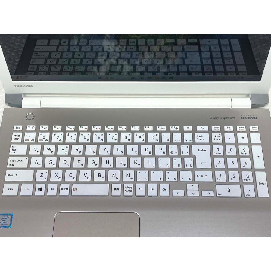 dynabook T 東芝 T65/HG 15.6型フルHD i7-8550U/4GB/256GB SSD