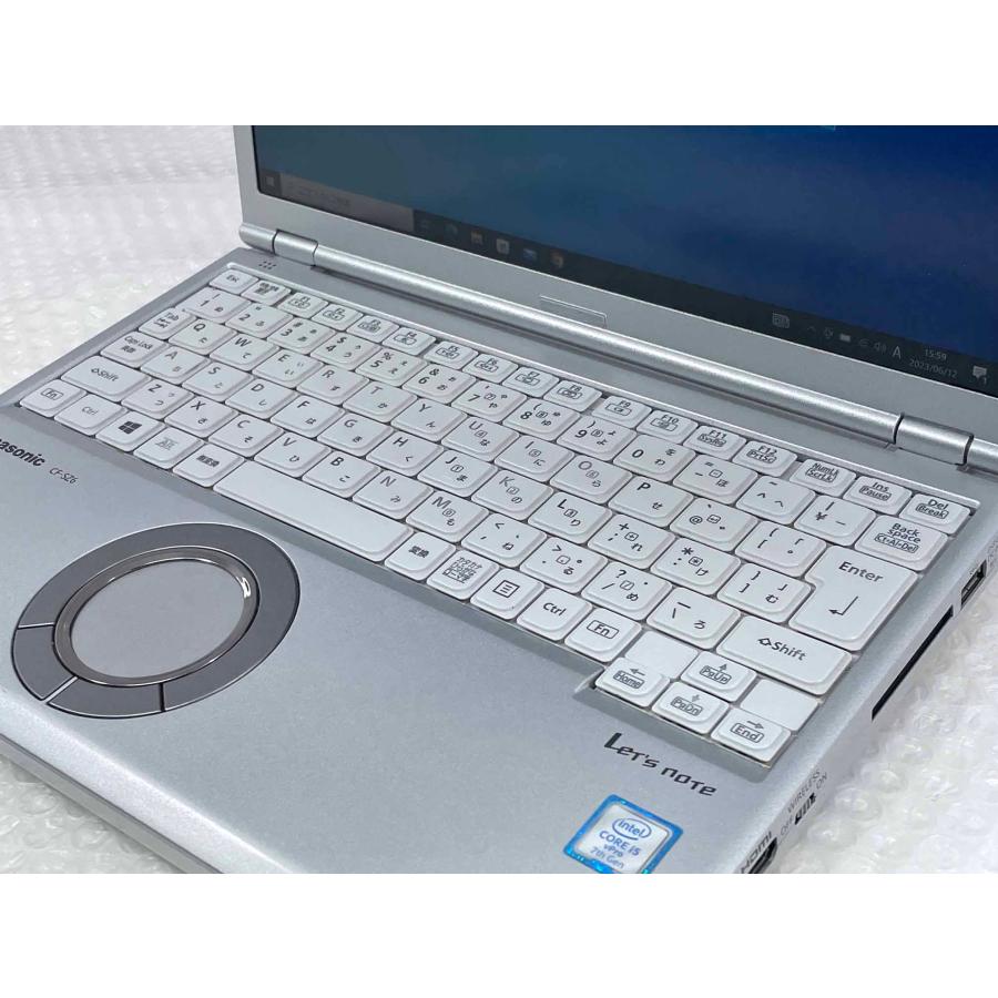 中古ノートパソコン パナソニック 第7世代 i5-7300U 8GBメモリ 高速 256GB SSD Win10 Pro 12.1型 Webカメラ付き Panasonic Let's Note CF-SZ6 ノートPC｜itsjapan-store｜05