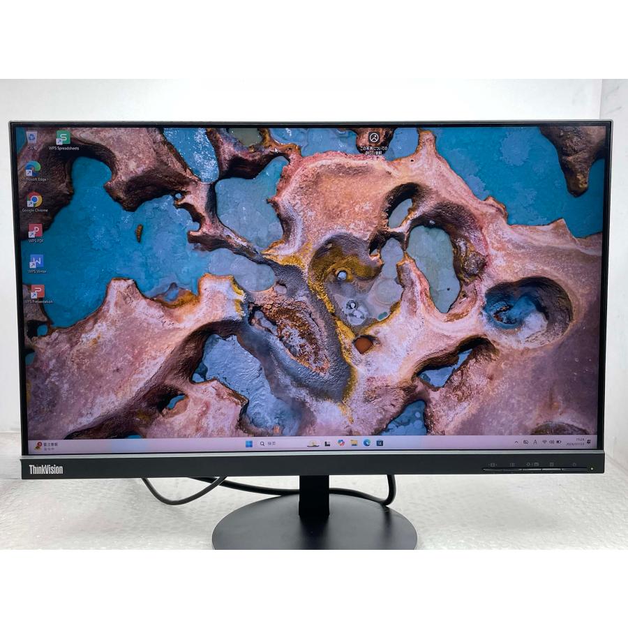 Lenovo - Lenovo ThinkVision S24e-10 23.8型液晶モニター ThinkVision LENOVO S24e-10 23.8 型ワイド 非光沢 液晶モニター : ITS