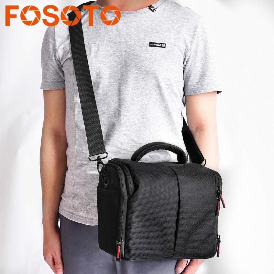 Fosoto カメラケース Dslr 一眼レフカメラバッグ 大容量 収納 デジタルカメラ用 ショルダーバッグ レインカバー付き Nikon いつでも家電専門店 通販 Yahoo ショッピング
