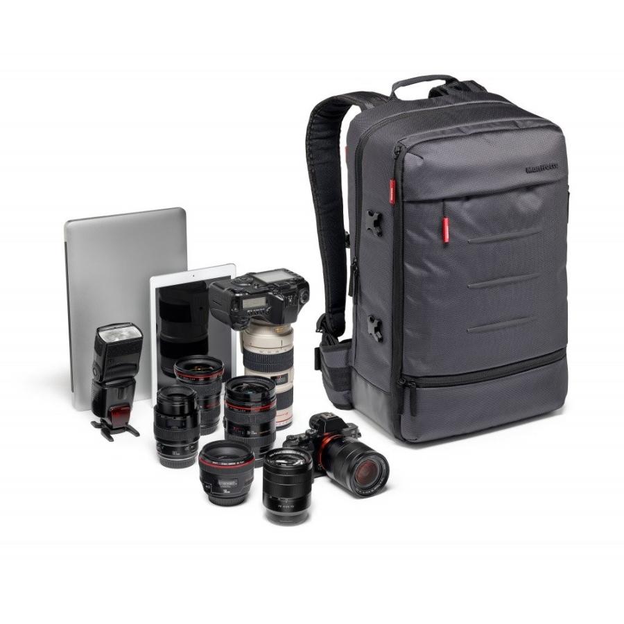 Manfrotto カメラリュック Manhattanコレクション 26.5L バックパック ムーバー50 三脚取り付け可 15.6インチP Manfrotto カメラリュック Manhattanコレクション 5L バックパック ムーバー50 三脚取り付け可 6インチP