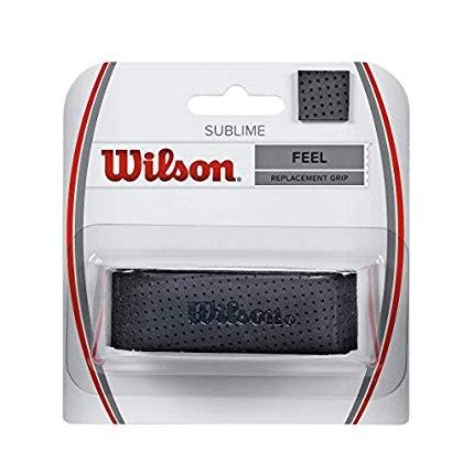 Wilson(ウイルソン) テニス リプレースメントグリップ SUBLIME GRIP (サブライムグリップ) ブラック 1個入り WRZ4|itsudemokaden|03