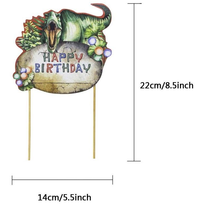 誕生日ケーキトッパー セット 可愛い恐竜 ハーフバースデー 製菓 弁当 飾り付け 紙製 Sunbeauty ケーキトッパーセット いつでも家電専門店 通販 Yahoo ショッピング