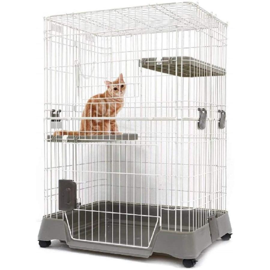 【推し】 マルカン キティケージ 1000 グレー 猫用 【2511465965】(12920円)